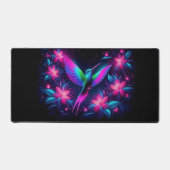 Neon Hummingbird, Augen fangende Neontiere Schreibtischunterlage (Vorderseite)