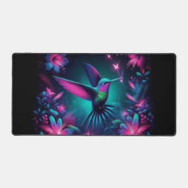 Neon Hummingbird, Augen fangende Neontiere Schreibtischunterlage