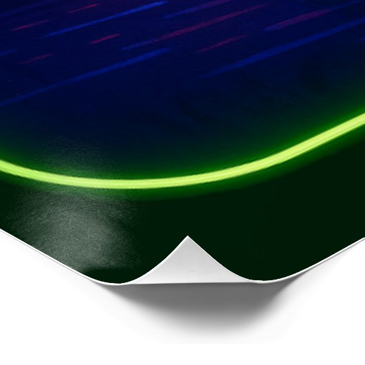 Neon Hunting Poster (Ecke)