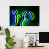 Neon I Poster (Heimbüro)