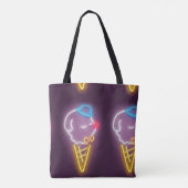 Neon Ice Cream Dog Tasche (Rückseite)