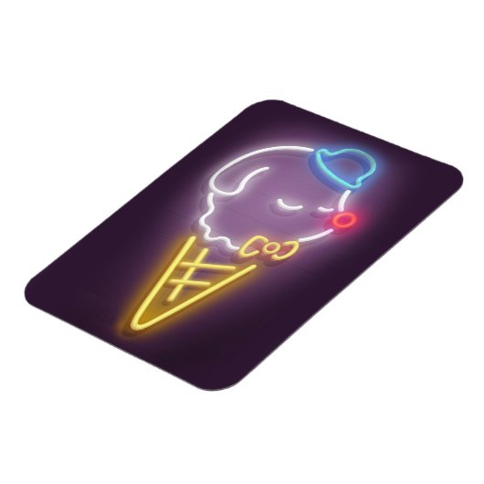 Neon Ice Cream Magnet (Linke Seite)