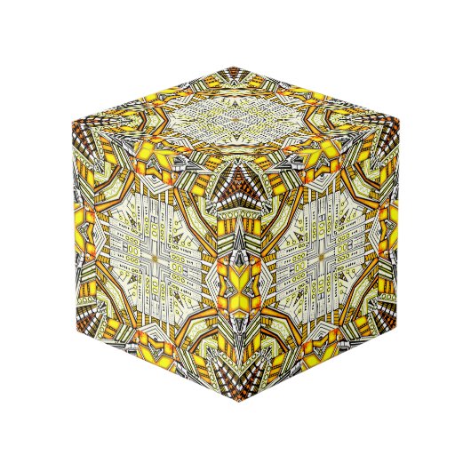 Neon Imagination Art Cube Würfel (Vorderseite Schrägansicht)