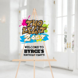 Neon Imitats Gold Zwei Legit 2 Beenden Willkommen Acrylschild