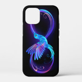 Neon Infinity Symbol mit dem leuchtenden Hummingbi Case-Mate iPhone Hülle (Rückseite)