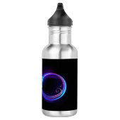 Neon Infinity Symbol mit dem leuchtenden Hummingbi Edelstahlflasche (Rechts)