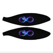 Neon Infinity Symbol mit dem leuchtenden Hummingbi Mini Basketball (Panele)