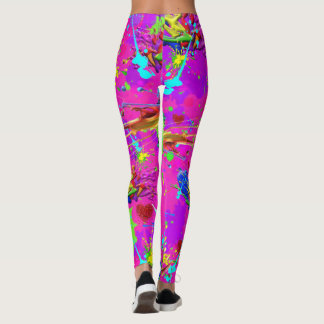 Neon ist eine geplatzierte Paint CBDOilPrincess Leggings