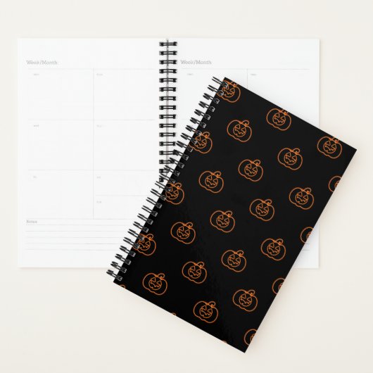 Neon Jack-o-Lantern Planner Planer (Anzeige)