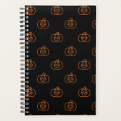 Neon Jack-o-Lantern Planner Planer (Vorderseite)