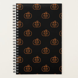 Neon Jack-o-Lantern Planner Planer