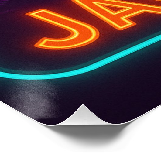 Neon Jackrabbit Poster (Ecke)