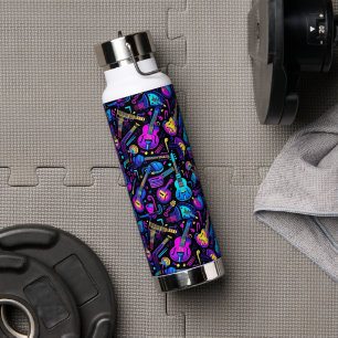 Neon Jam Session Wasserflasche Trinkflasche