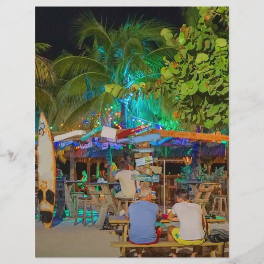 Neon Jazz Music Festival hinzufügen Logo und Foto Flyer (Hinten)