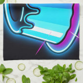 Neon-Jelly-Glow-Dessert-Kunst Geschirrtuch (Gefaltet)