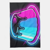 Neon-Jelly-Glow-Dessert-Kunst Geschirrtuch (Vertikal)