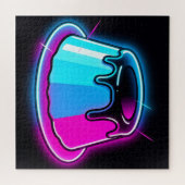 Neon-Jelly-Glow-Dessert-Kunst Puzzle (Horizontal)
