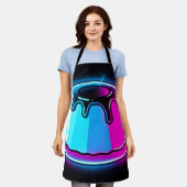 Neon-Jelly-Glow-Dessert-Kunst Schürze (Getragen)