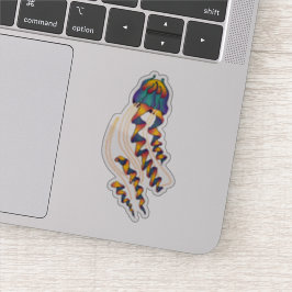 Neon Jellyfish Aufkleber