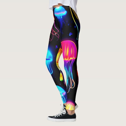 Neon Jellyfish Dreamscape Leggings (Links)
