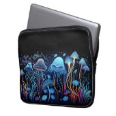 Neon Jellyfish Laptopschutzhülle (Vorderseite Links)