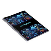 Neon Jellyfish Notizblock (Rechte Seite)