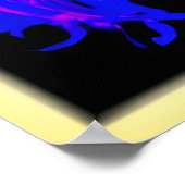 Neon Jellyfish Poster (Ecke)