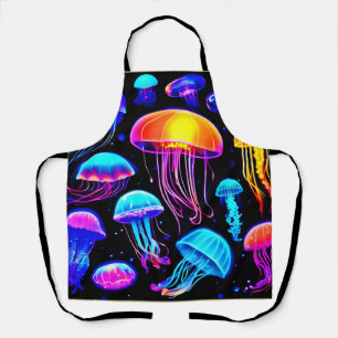 Neon Jellyfish Schürze