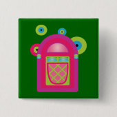 Neon Jukebox Button (Vorderseite)