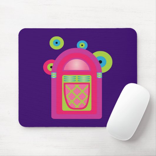 Neon Jukebox Mousepad (Mit Mouse)