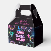 Neon Jump Tumble Play Birthday Party Fevor Box Geschenkschachtel (Vorderseite)