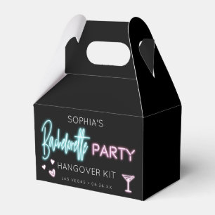 Neon-Junggesellinnenabschied Kater-Kit-Geschenkbox Geschenkschachtel