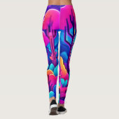 Neon Jungle Dream Leggings (Rückseite)