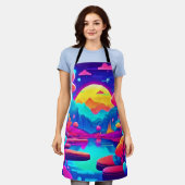 Neon Jungle Dream Schürze (Getragen)