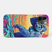 Neon Jungle Gorilla Urban Fantasy Case-Mate iPhone Hülle (Rückseite (Horizontal))