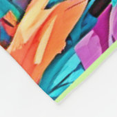 Neon Jungle Gorilla Urban Fantasy Fleecedecke (Ecke)