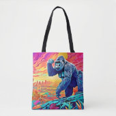 Neon Jungle Gorilla Urban Fantasy Tasche (Vorderseite)