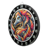 Neon Jungle Horse Wallfahrtskirche Madonna del Sas Dartscheibe (Vorderseite rechts)