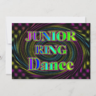 NEON JUNIOR RING INVITATION EINLADUNG