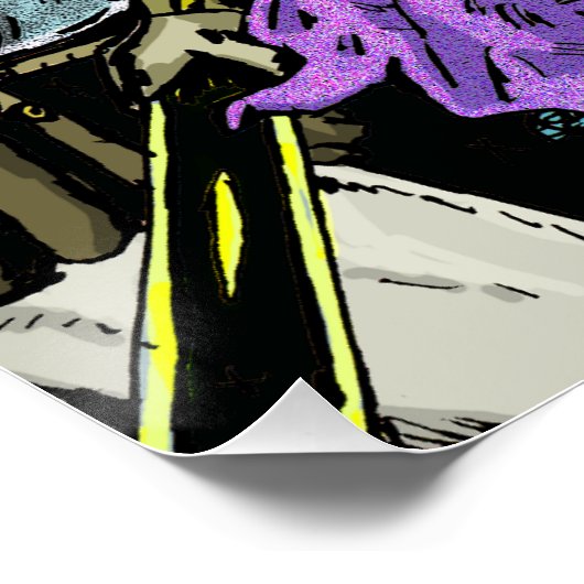 Neon Junters: Knightingales Poster (Ecke)