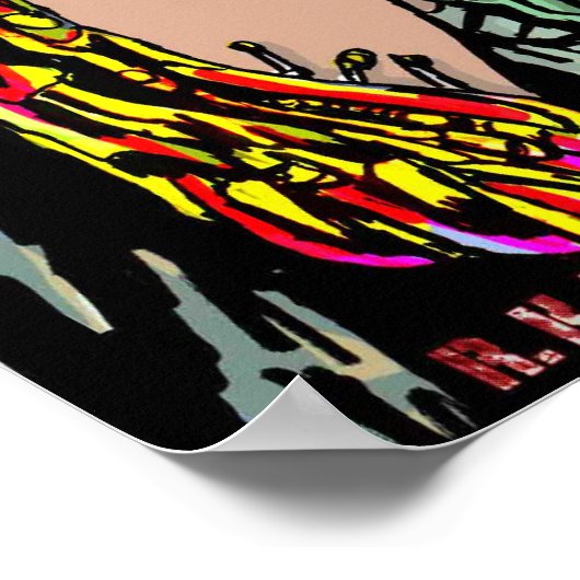 Neon Junters: P. A. N. D. A. Knights Poster (Ecke)