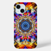 Neon Kaleidoscope Design Case-Mate iPhone Hülle (Rückseite)