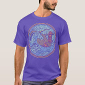 Neon Kanagawa Wave by Tobe Fonseca T-Shirt (Vorderseite)