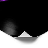 Neon Karaoke Mics und Text Poster (Ecke)