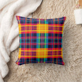Neon Kariert Checkered Pattern Kissen (Decke)