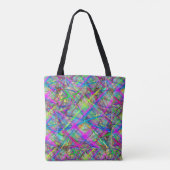 Neon-Kariert Tasche (Rückseite)