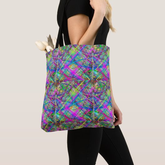 Neon-Kariert Tasche (Von Nahem)