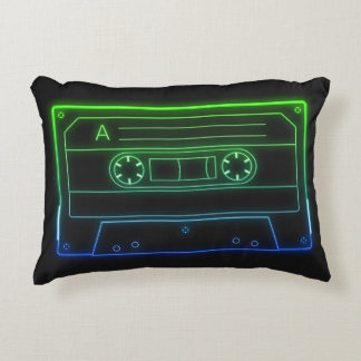 Neon-Kassette Retro-Ästhetik-Wurfkissen Dekokissen
