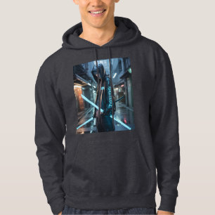 Neon Katana Streetwear Kunst Hoodie