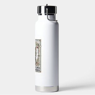 Neon-Katzen-Club Katze Cyberpunk Vintage Vektor Ar Trinkflasche